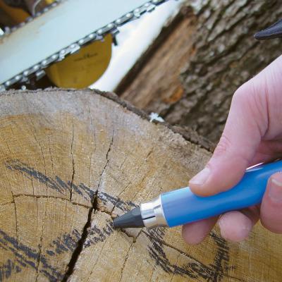 Fetkrita f. hållare, svart 12 x 120 mm